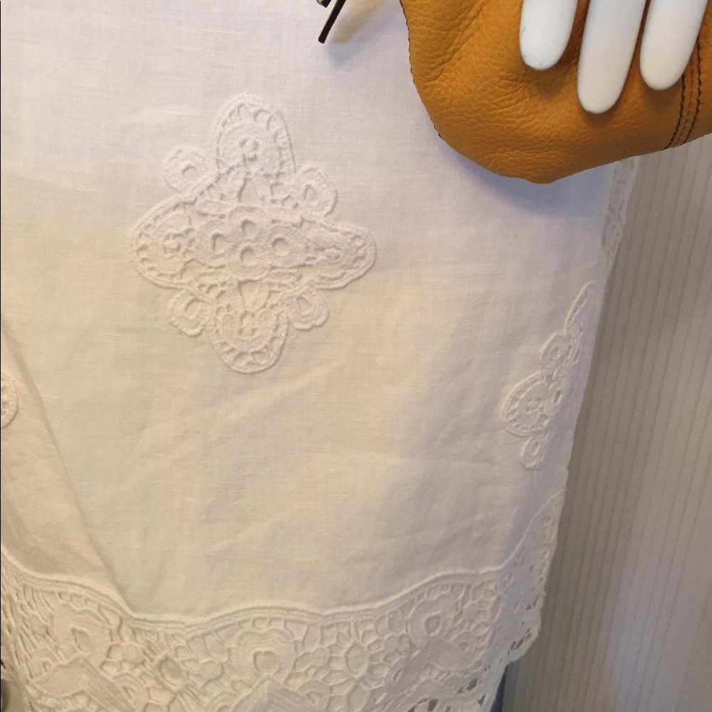 Ann Taylor Loft Geougous Feminine Linen  Skirt